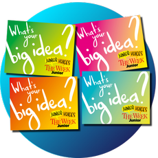 Sticky notes with "What's your big idea?" typed on it