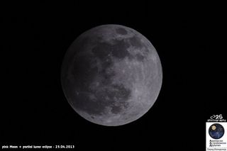 Partial Lunar Eclipse Over Macedonia