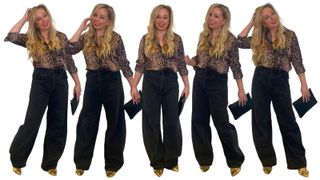 How to style Barrel Leg jeans for a night out