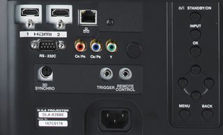 JVC DLA-X35BE rear panel connections