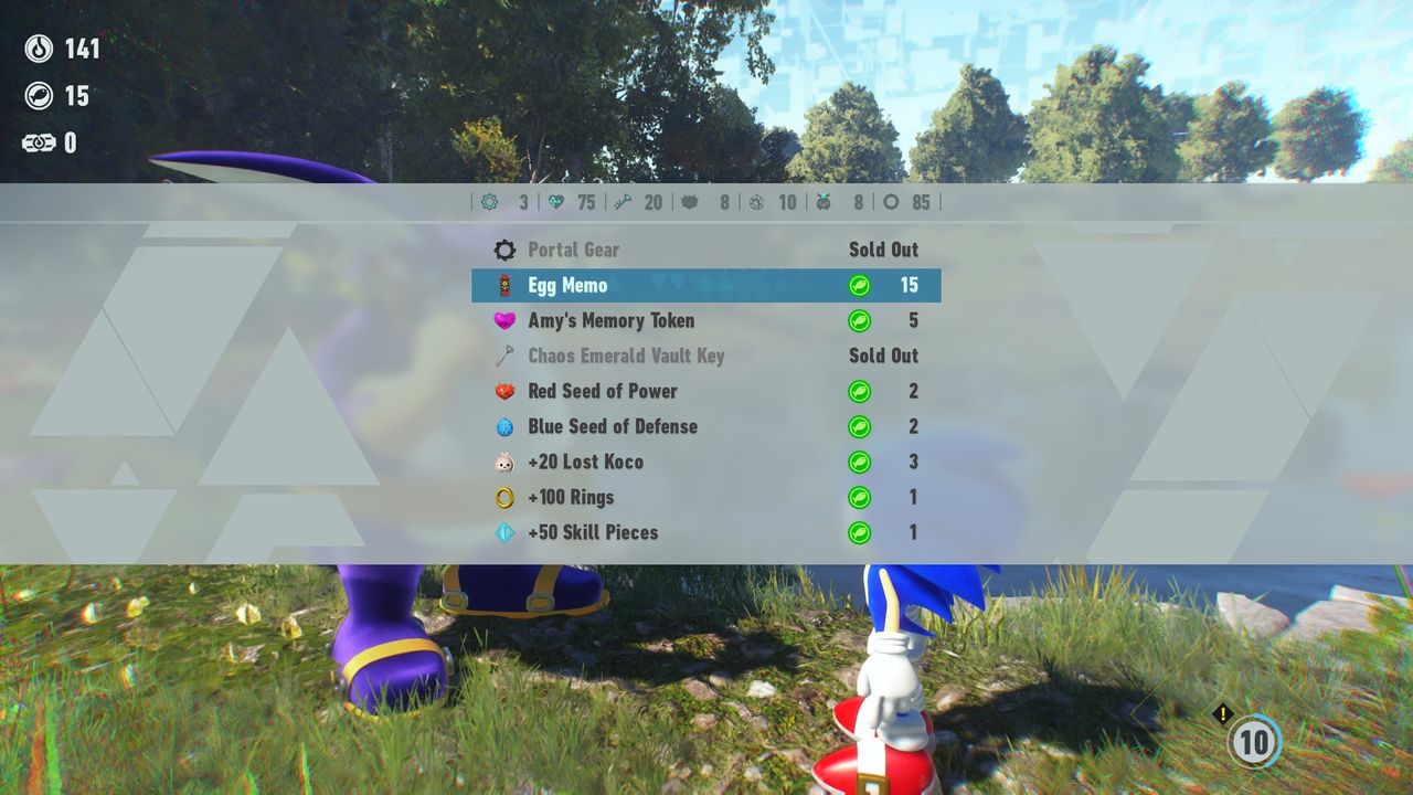 Sonic Frontiers Egg Memo - Egg Memo in Big the Cat's shop