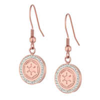 Star Wars Imperial Symbol Rose Gold earrings | From $45.99 at Amazon
