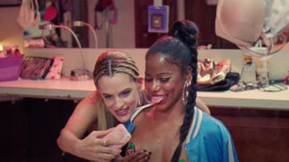 Taylour Paige and Riley Keough