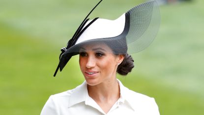 Meghan Markle attends day 1 of Royal Ascot at Ascot Racecourse on June 19, 2018 in Ascot, England