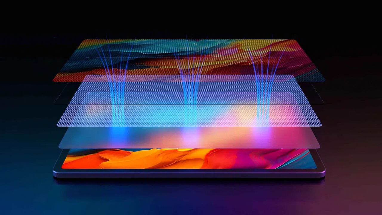 TCL NXTPAPER technology screen layer visual.