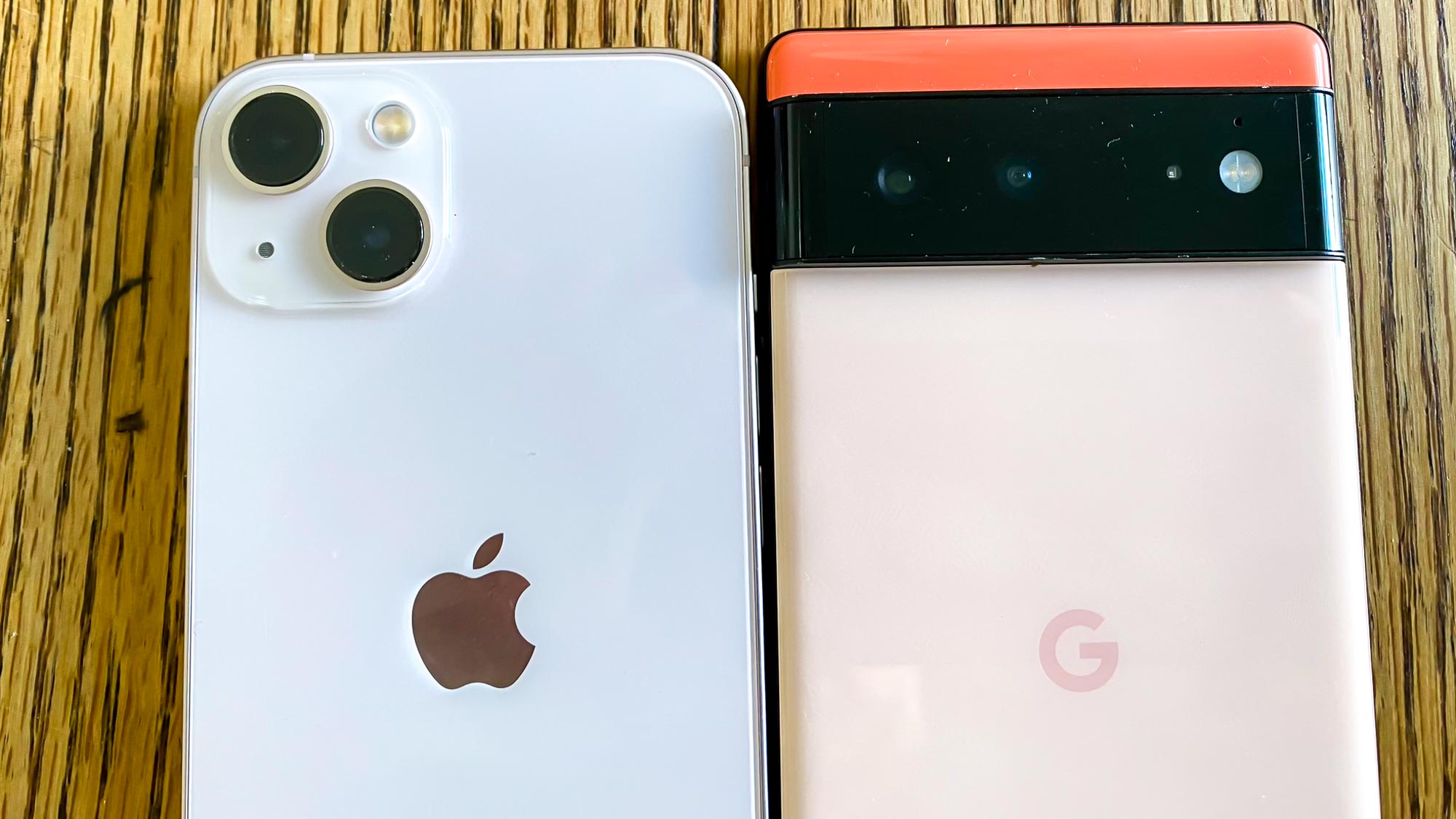 google pixel 6 vs. iphone 13