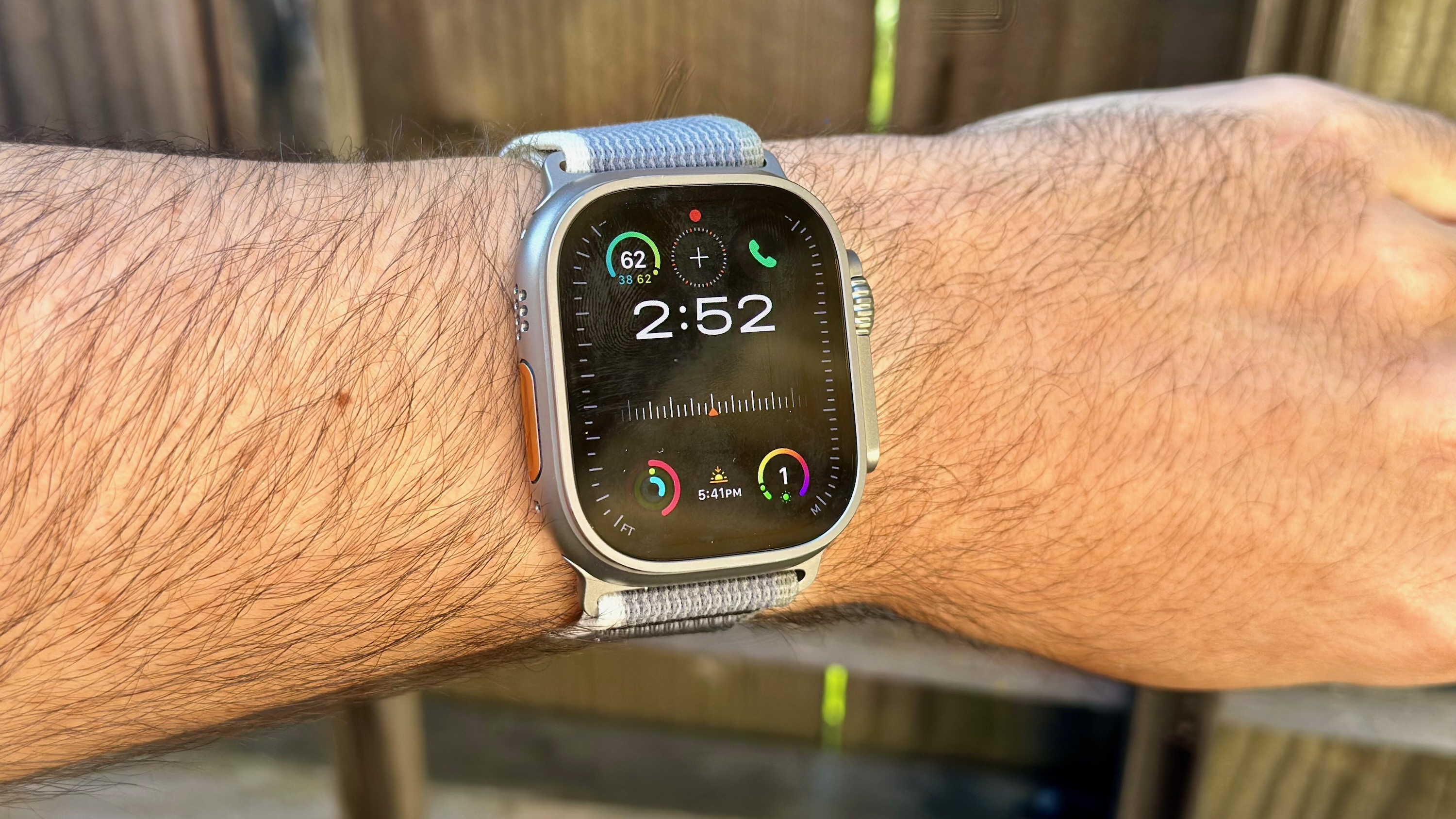 The Modular Ultra watch face on the Apple Watch Ultra 2