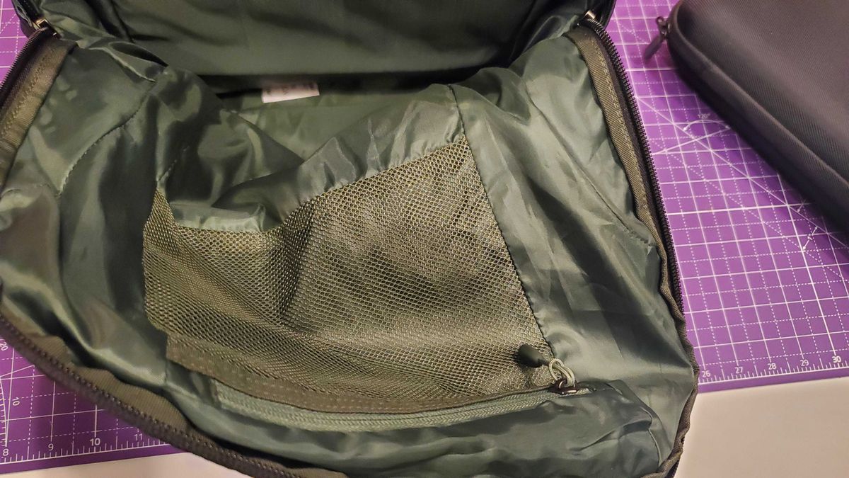 a black laptop backpack