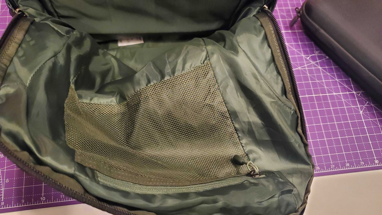 a black laptop backpack