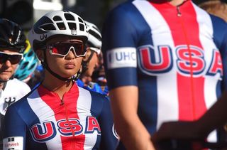 Coryn Rivera (USA) with her game face on