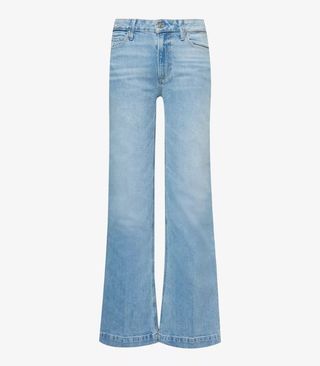 Leenah Wide-Leg Mid-Rise Stretch Jeans