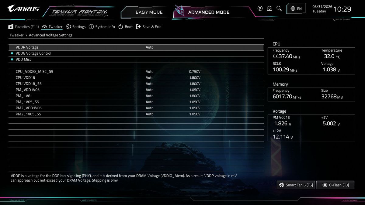 Gigabyte X870E Aorus Xtreme X3D AI Top - BIOS