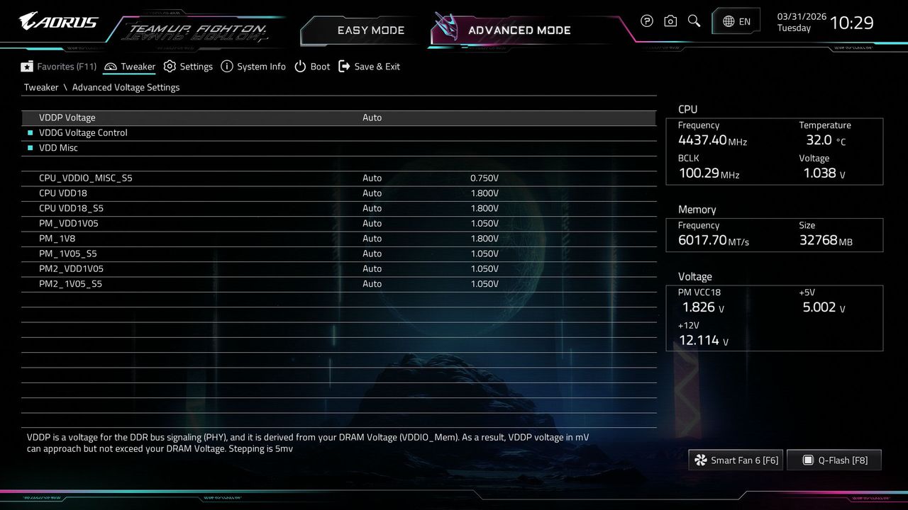 Gigabyte X870E Aorus Xtreme X3D AI Top - BIOS