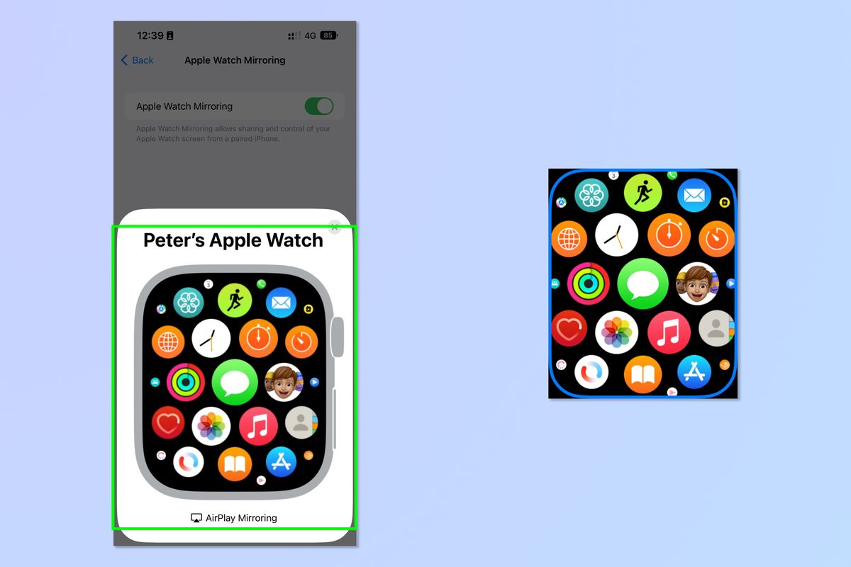 How to use Apple Watch Mirroring on iPhone Tom's Guide