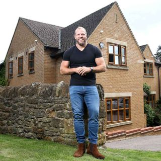 james haskell with exterior and brick wall