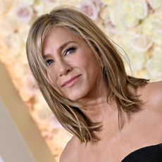 Jennifer Aniston attends the 81st Annual Golden Globe Awards at The Beverly Hilton on January 07, 2024 in Beverly Hills, California. 