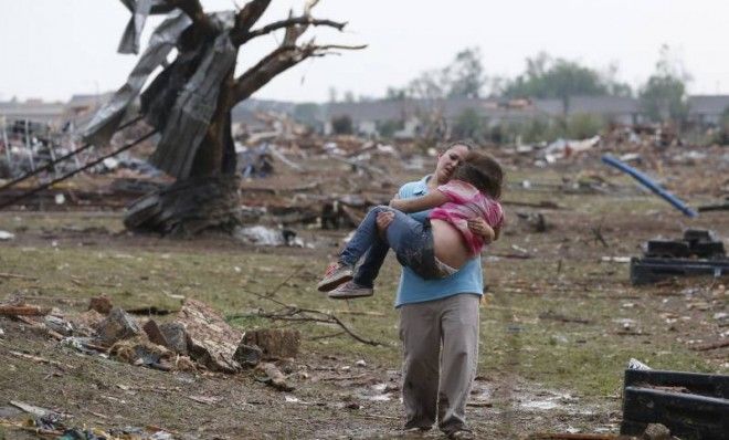 On Monday, a massive tornado tore through through the Oklahoma City area. 