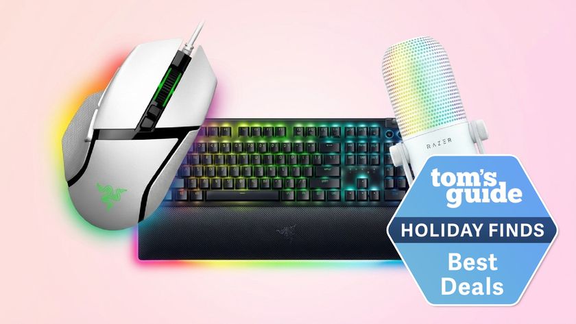 Razer mouse, keyboard, and USB mic