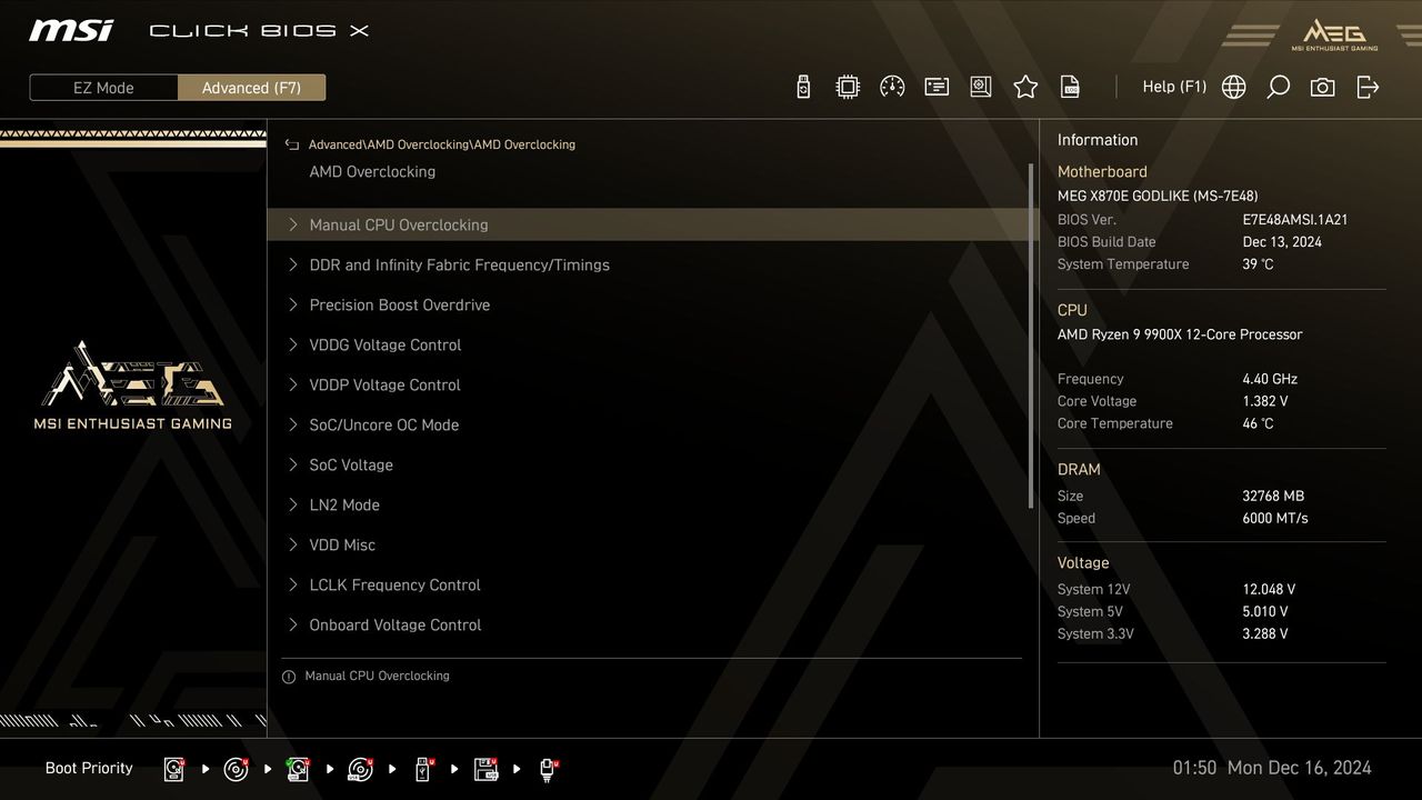 MSI X870E Godlike