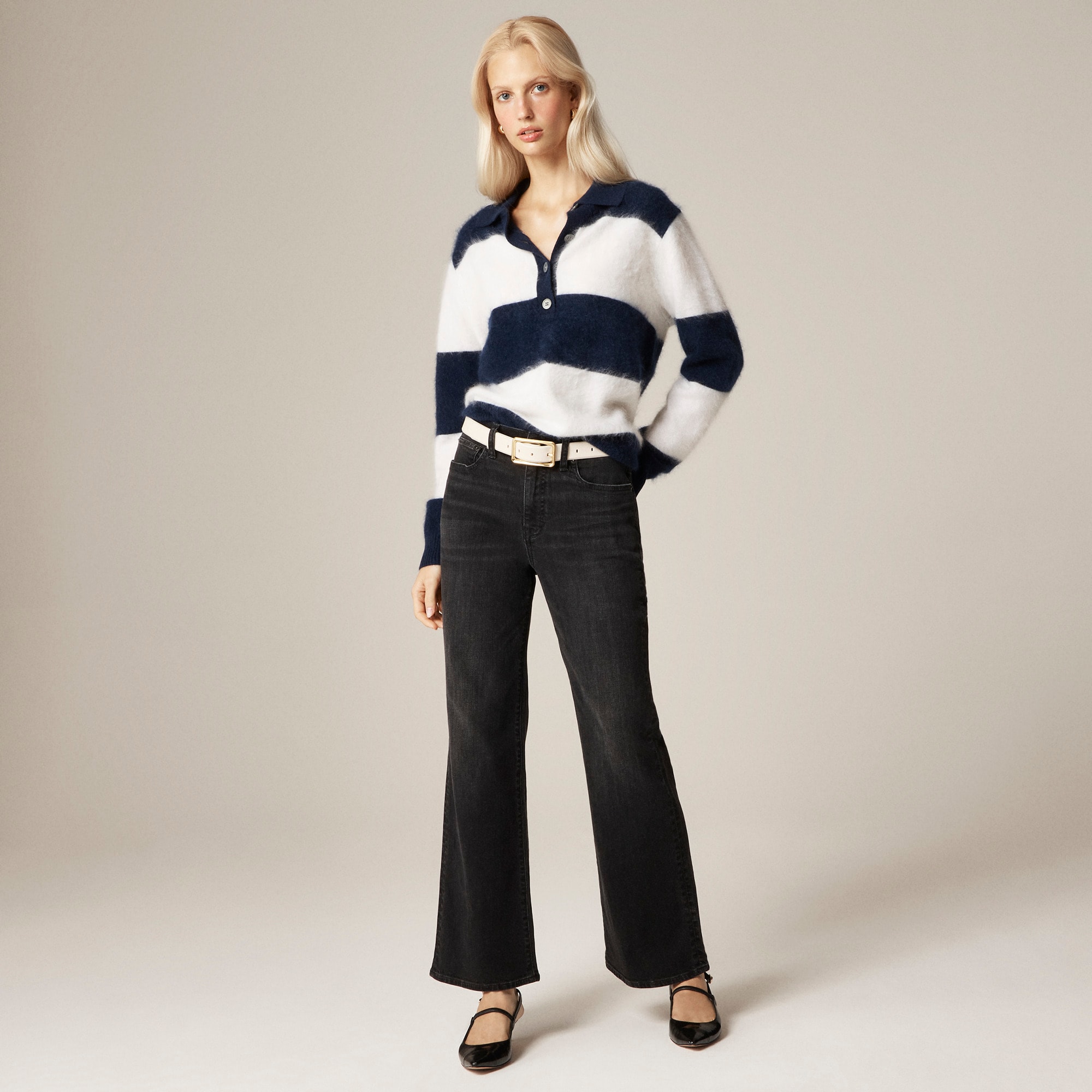 Charley Kickout Cropped Jean