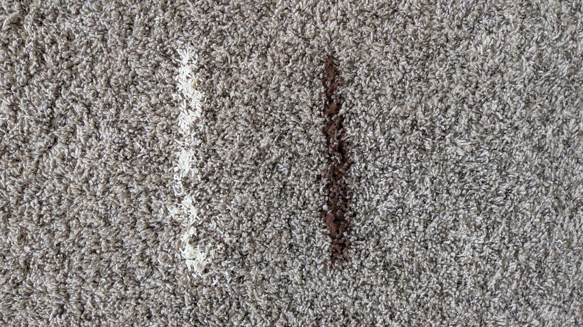 Before vacuuming