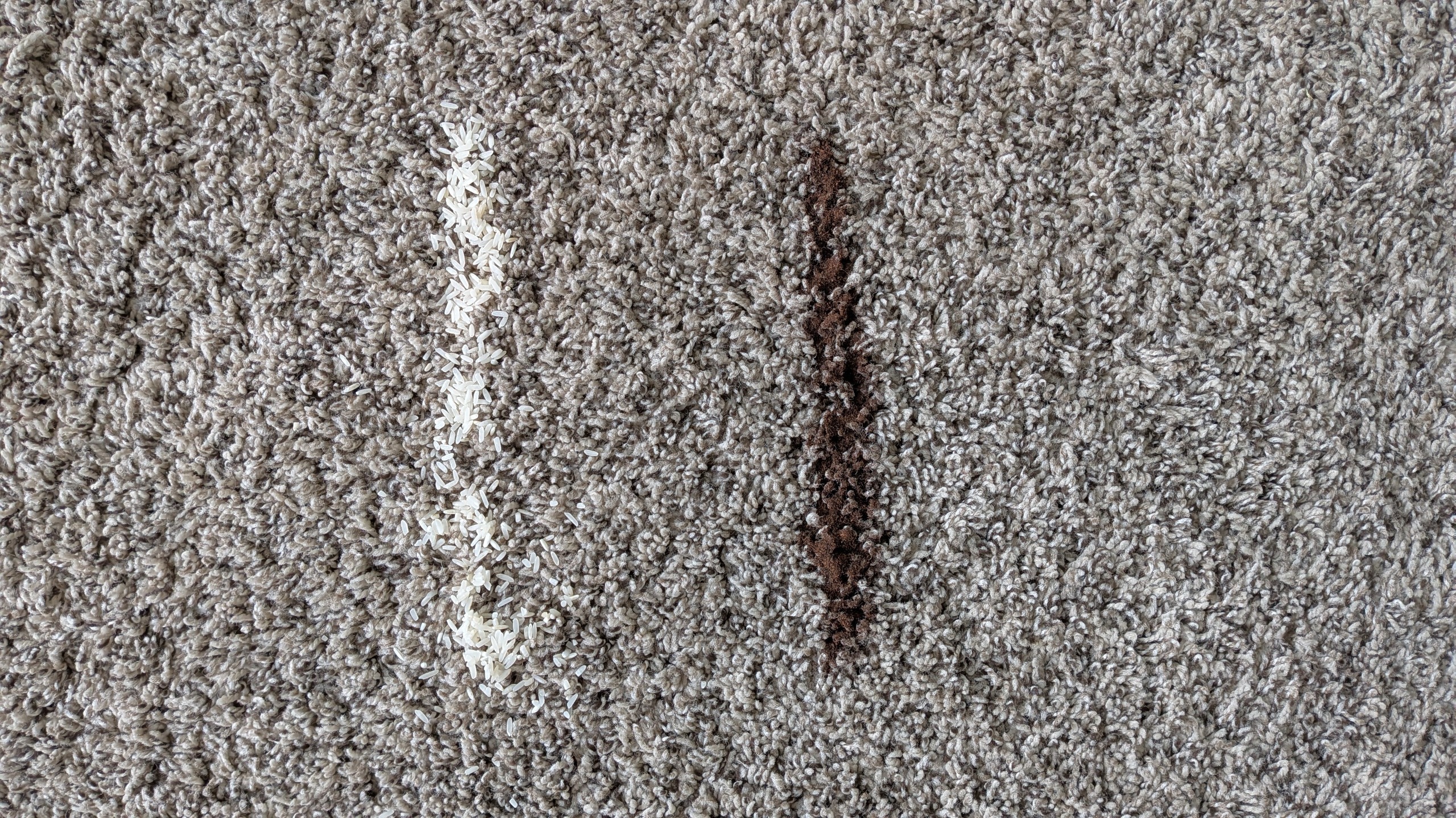 Before vacuuming