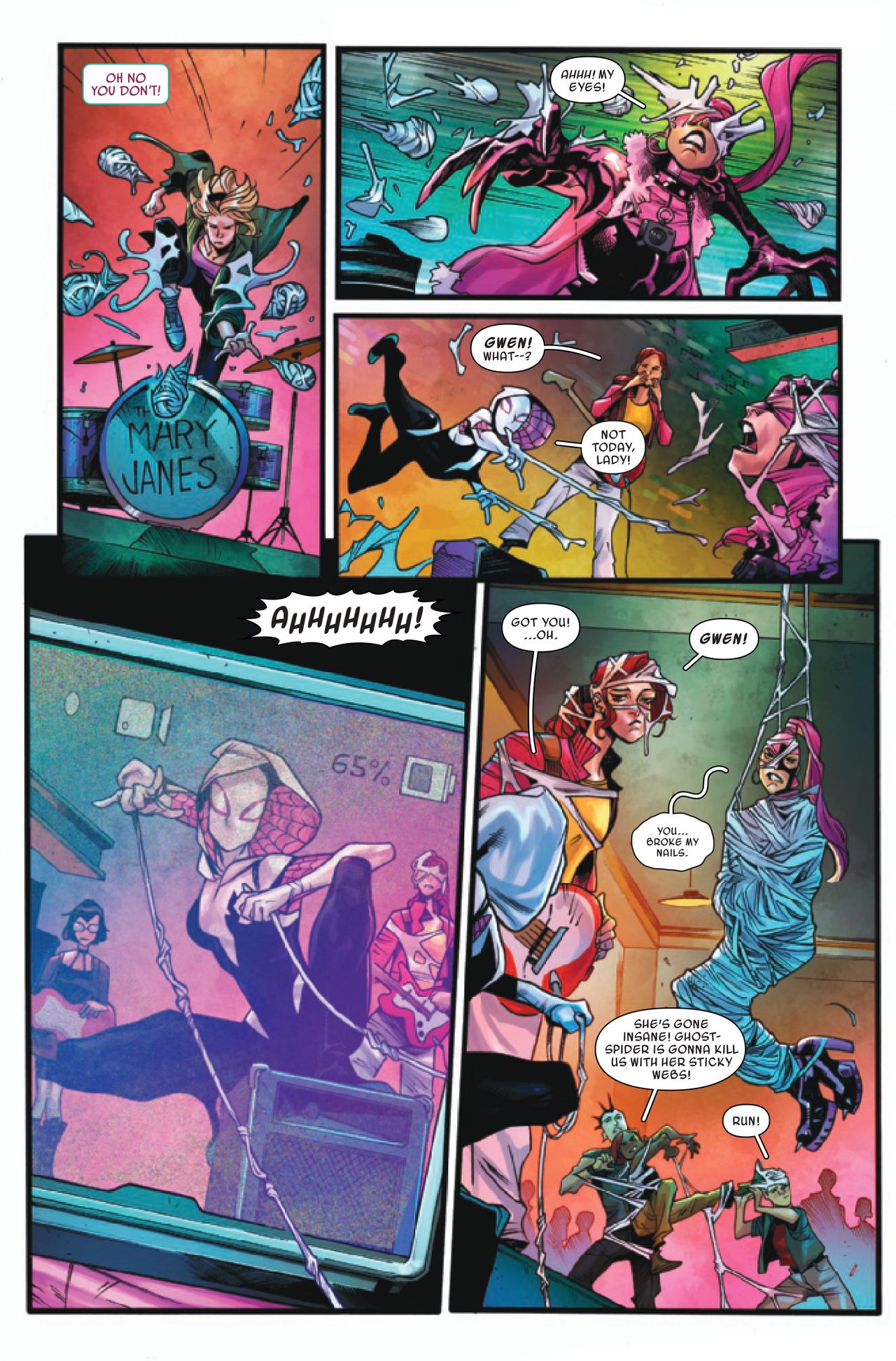 Art from Spider-Gwen: Smash #1