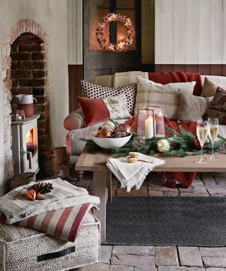 Christmas living room decor ideas