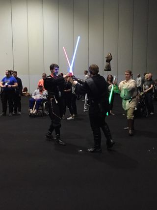 Jedi with Lightsabers