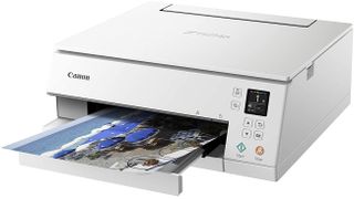 Product shot of Canon Pixma TS6320 printer, one of the best printers for Mac