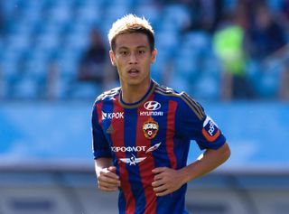 Keisuke Honda playing for CSKA Moscow, 2012