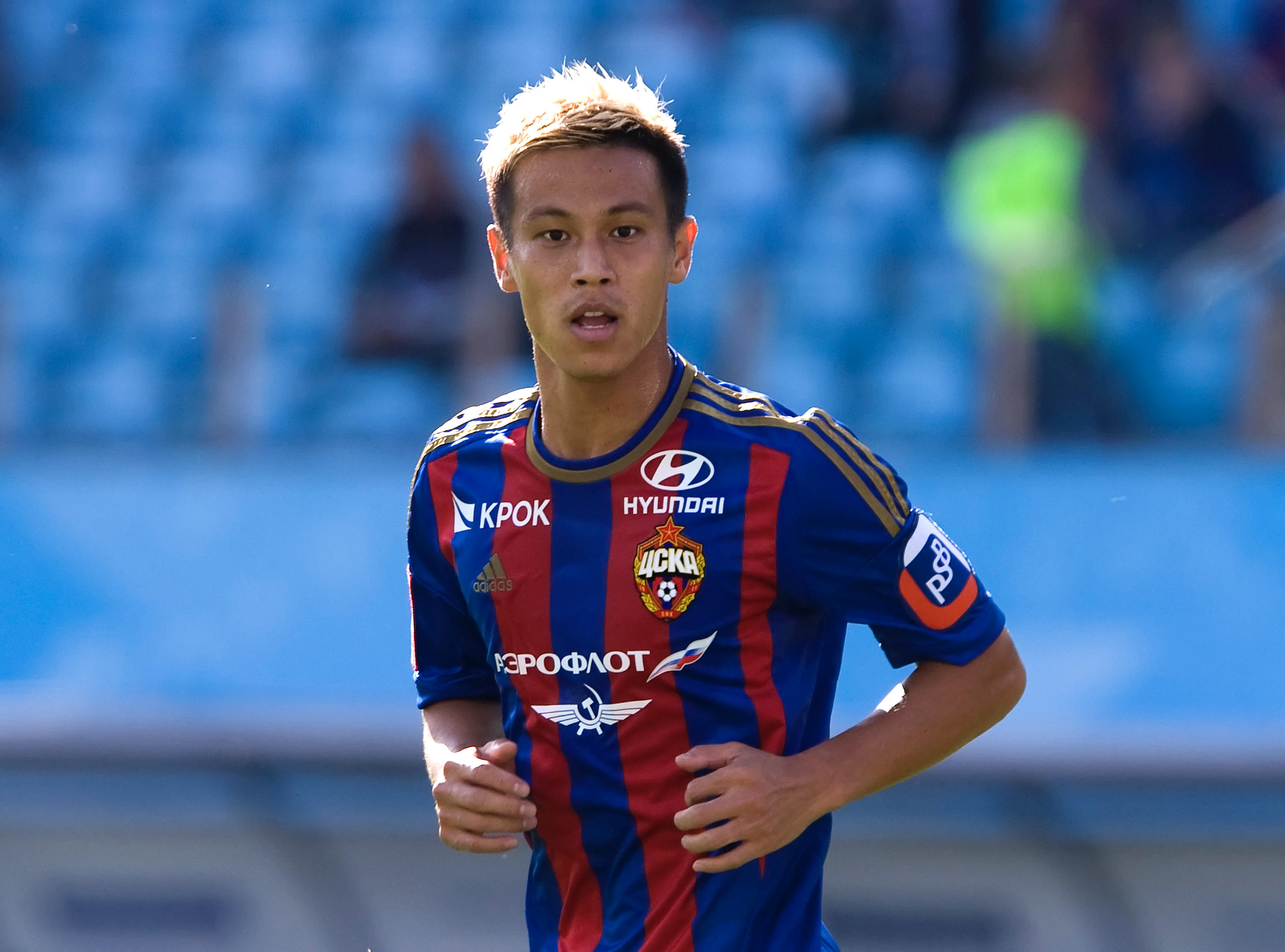 Keisuke Honda playing for CSKA Moscow, 2012