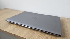 The HP ZBook X G1i on a desk