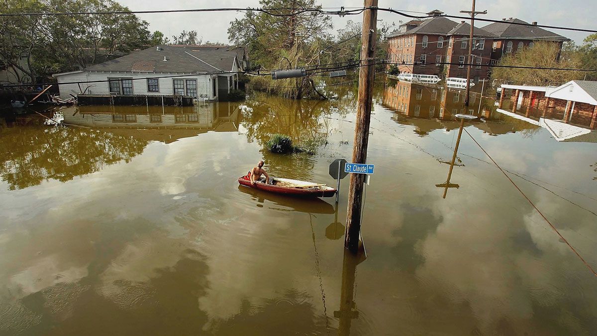 Hurricane Katrina Then