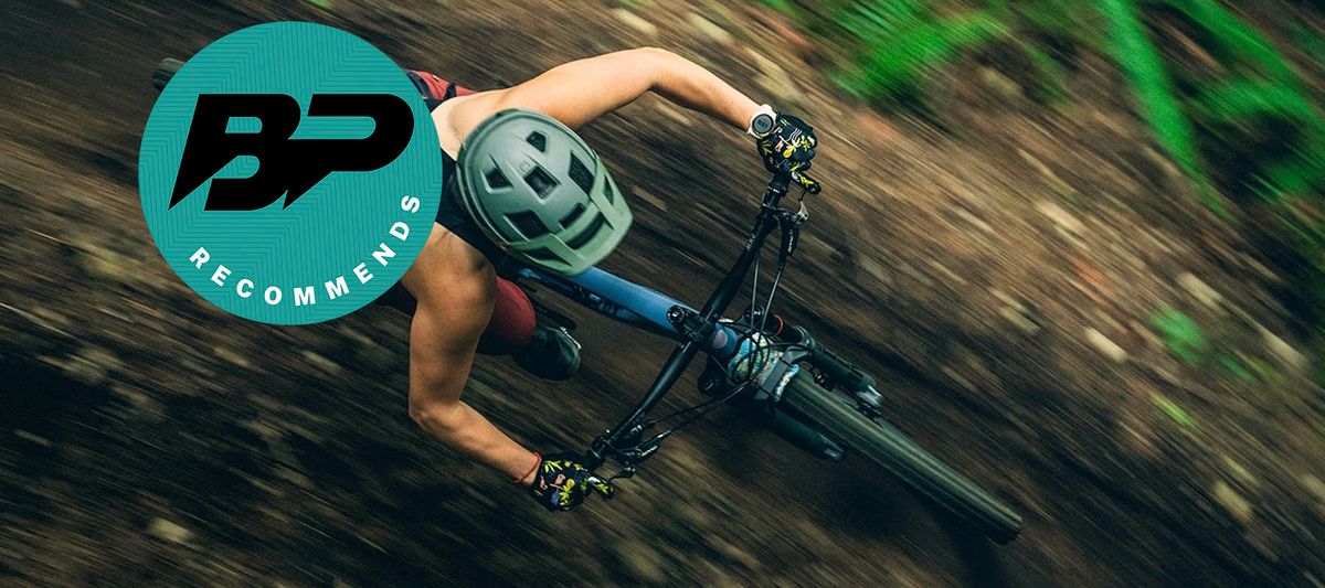 A woman riding a mountain bike