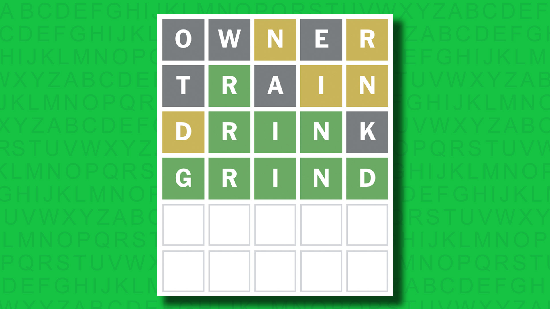 Ответ в формате Word для игры 1093 на зеленом фоне