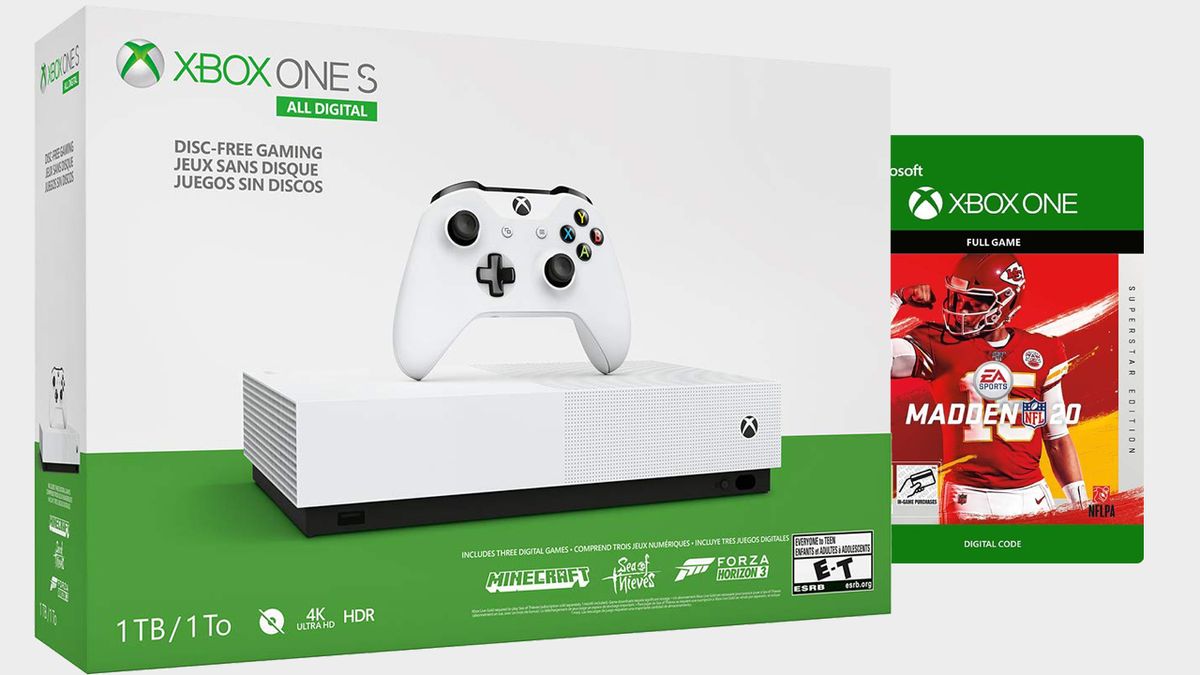 free xbox one s with madden 20