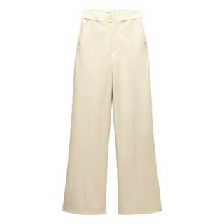 Zara Full Length Faux Leather Pants
