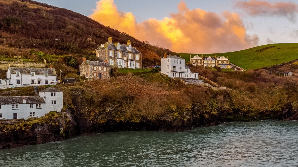 A view of Fern Cottage from the harbour