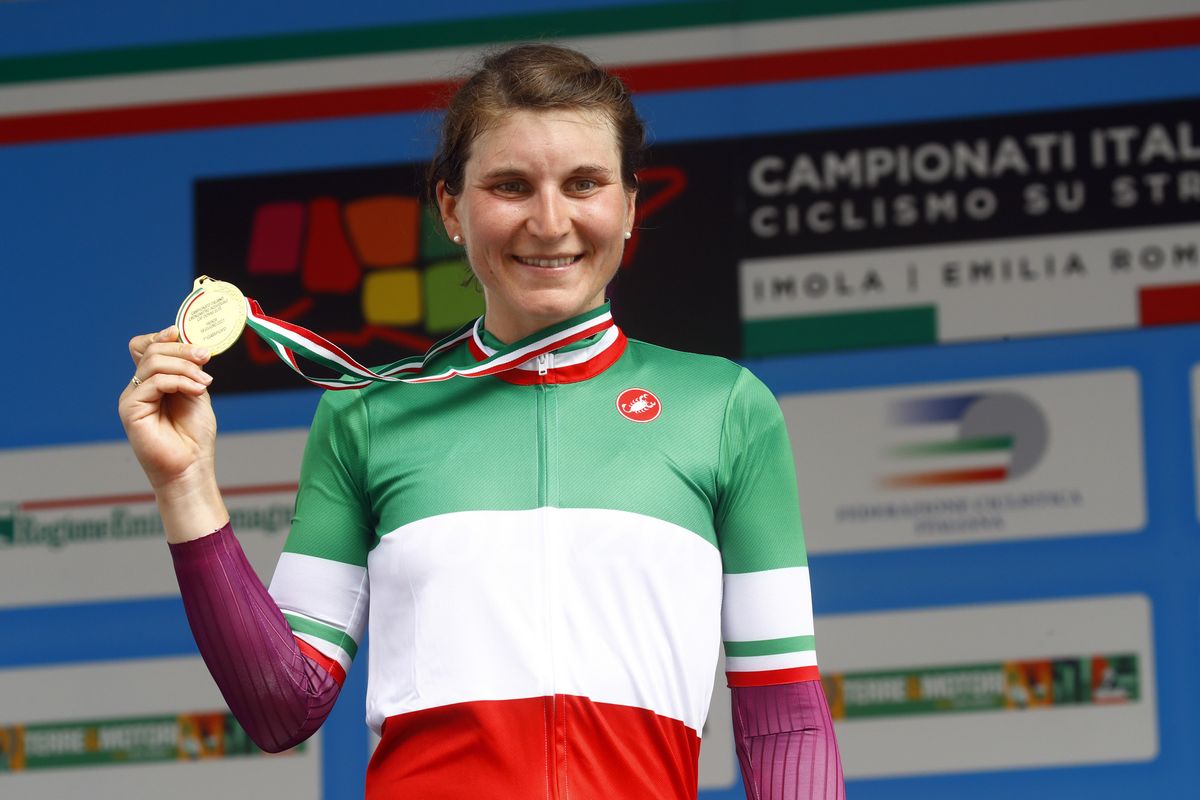 Campionati Italiani Ciclismo su Strada 2021 - Faenza - Cronometro Women 18 km - 17/06/2021 - Elisa Longo Borghini ITA Fiamme Oro) - photo Roberto Bettini/BettiniPhoto&Acirc;&copy;2021