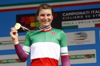 Campionati Italiani Ciclismo su Strada 2021 - Faenza - Cronometro Women 18 km - 17/06/2021 - Elisa Longo Borghini ITA Fiamme Oro) - photo Roberto Bettini/BettiniPhotoÂ©2021