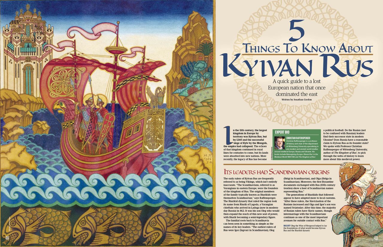 All About History 120, Kyivan Rus spread