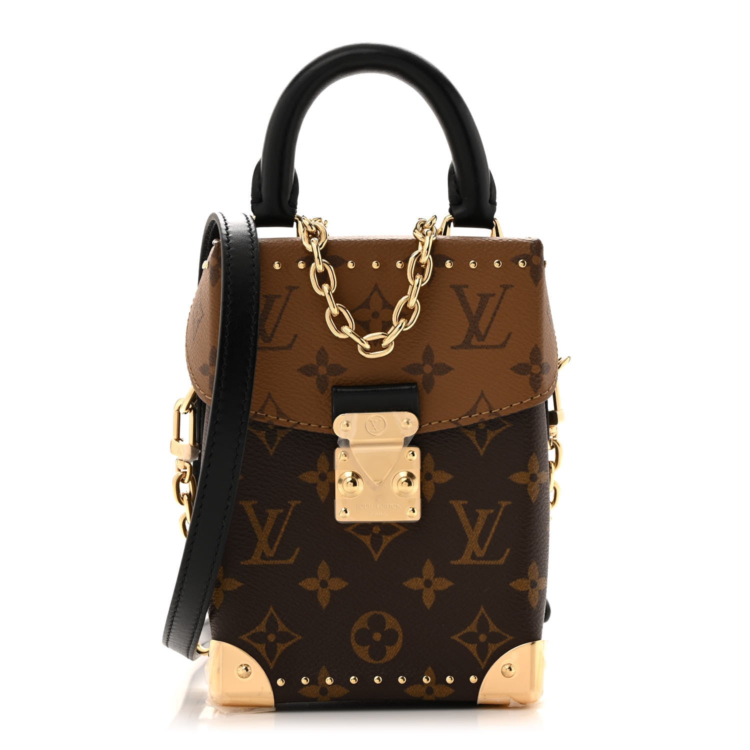 Reverse Monogram Camera Box Nm