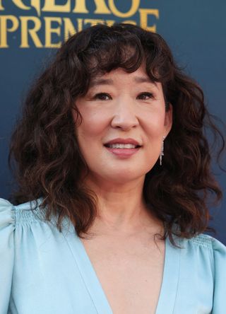 Sandra Oh attends the Global premiere of Paramount+'s "The Tiger's Apprentice" at Paramount Studios, Sherry Lansing Theatre on January 27, 2024 in Los Angeles, California