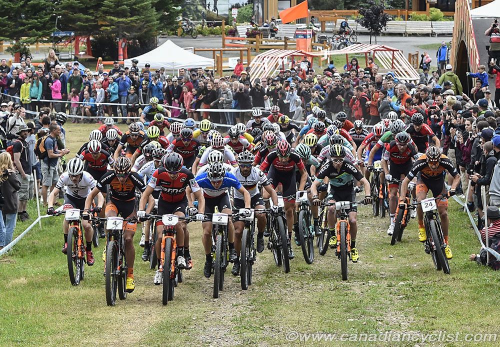 Start of Elite men's race