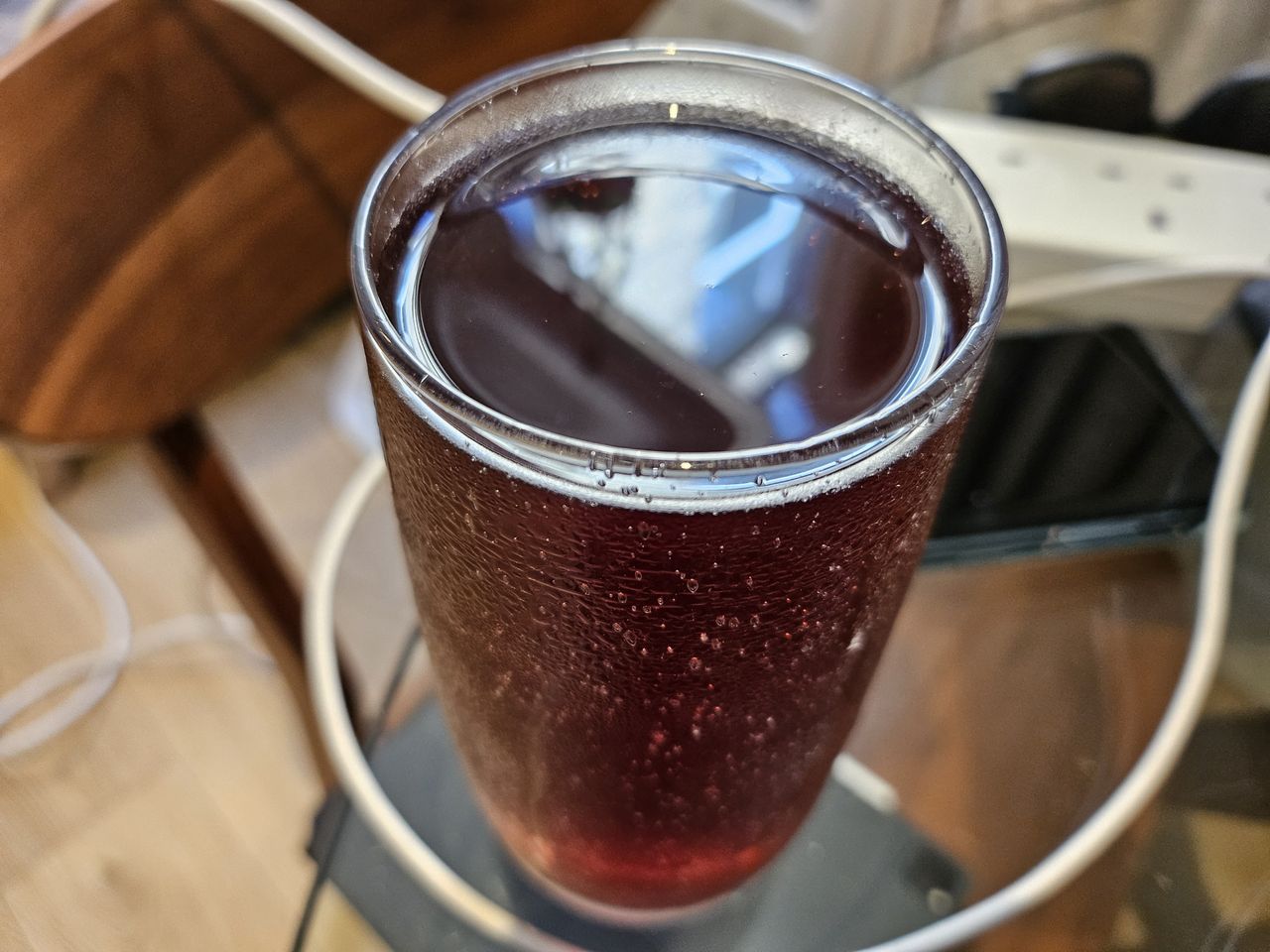 Samsung Galaxy Z Flip 5 camera sample glass