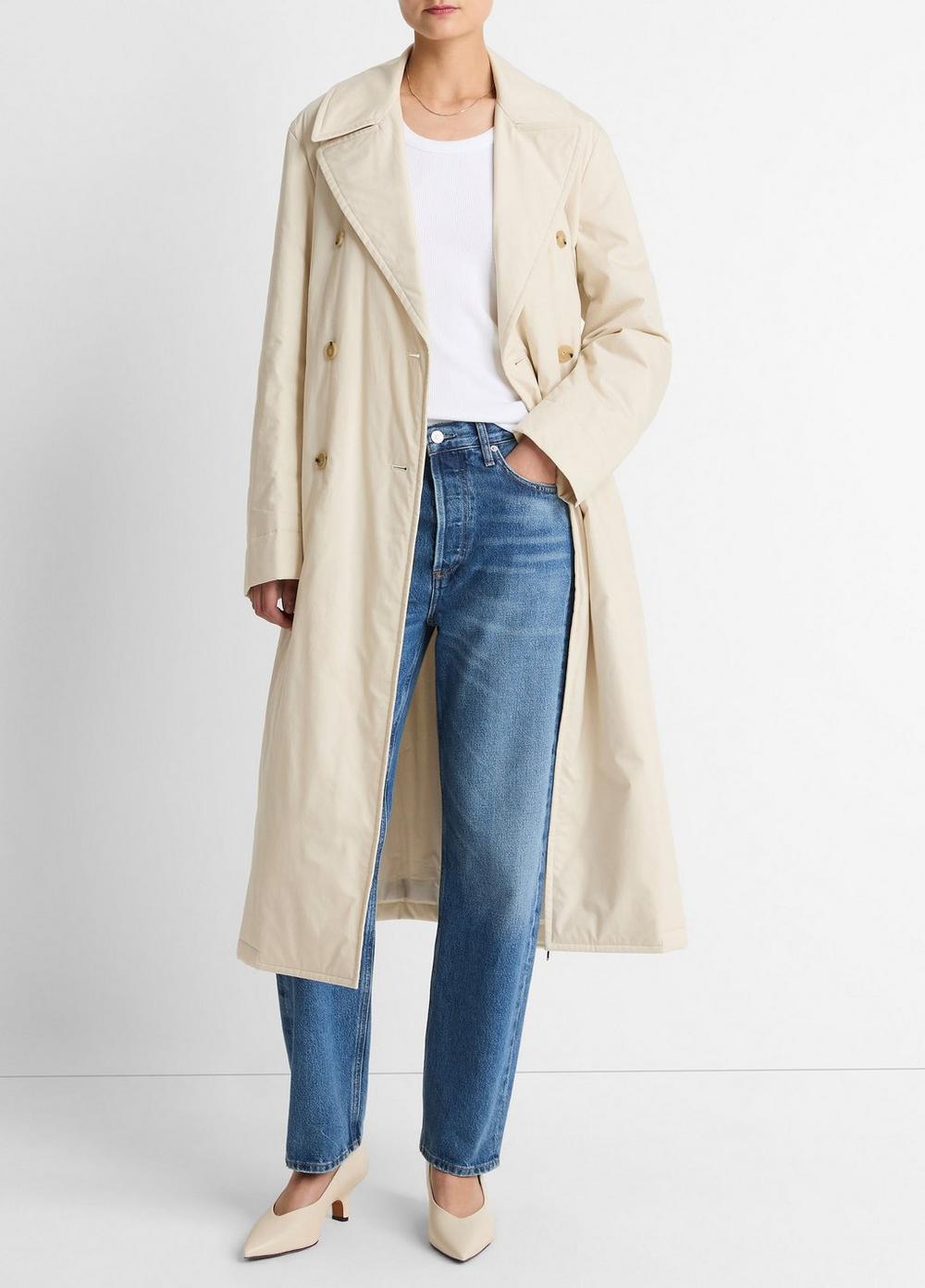 Vince Padded Cotton Long Coat