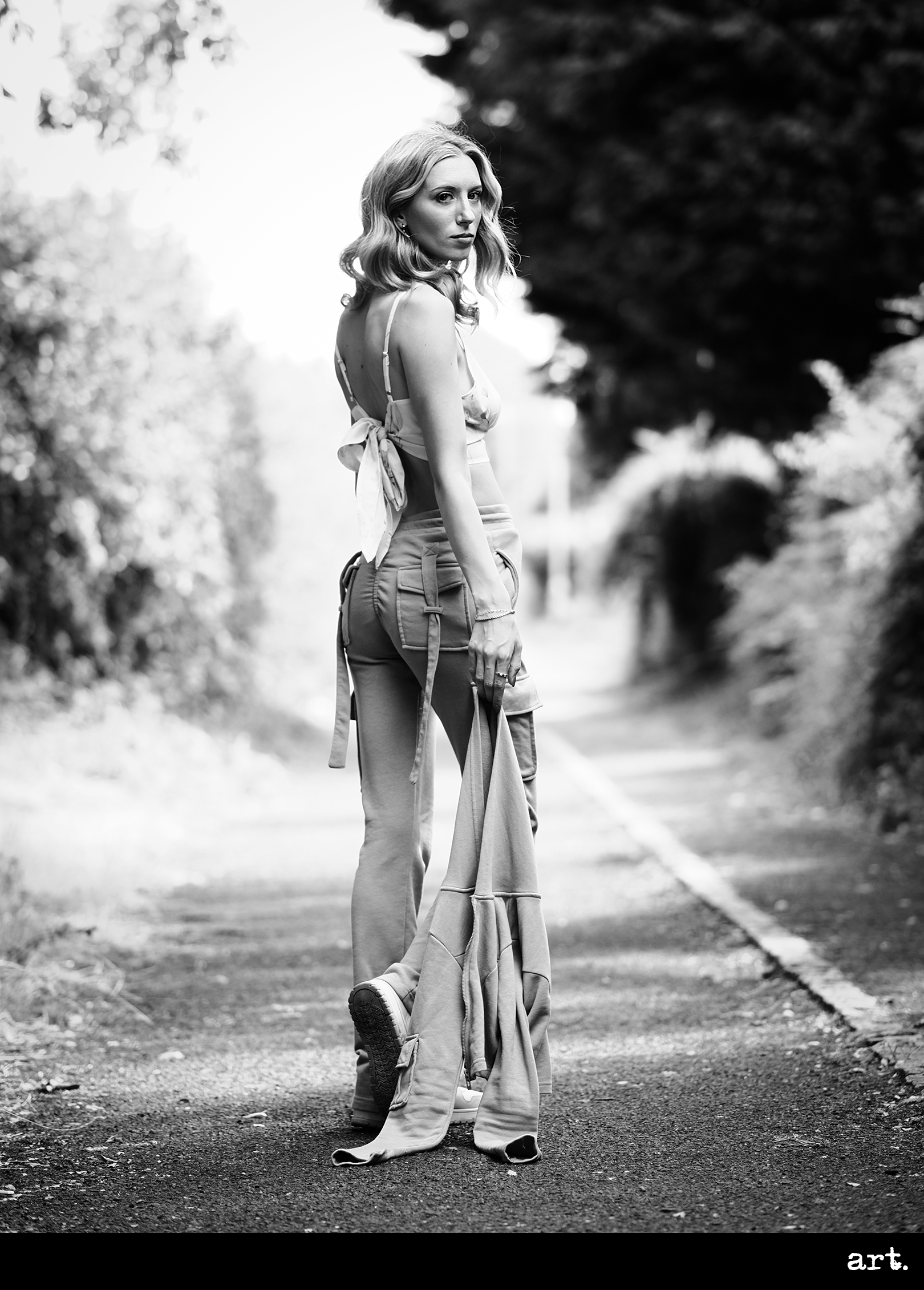 Professional portraits of a female model taken on the OM System OM-3 by photographer James Artaius
