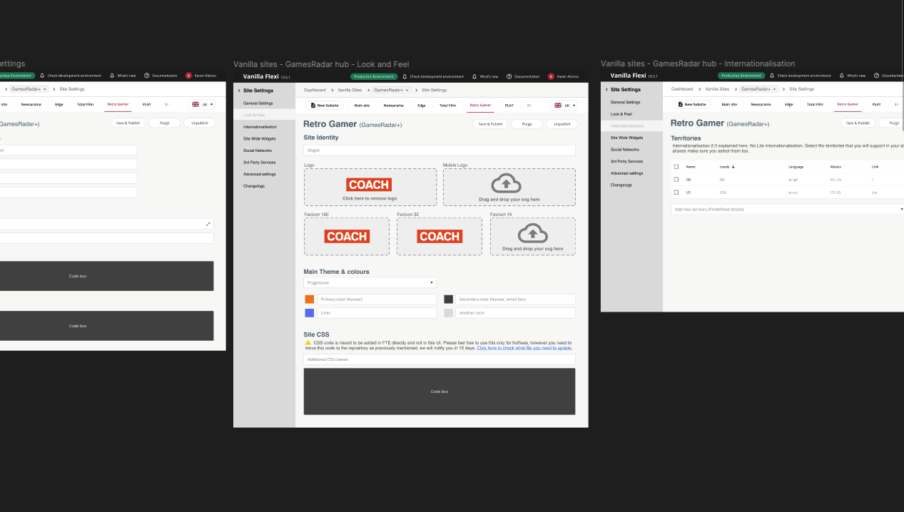 Flexi UI - final functional design