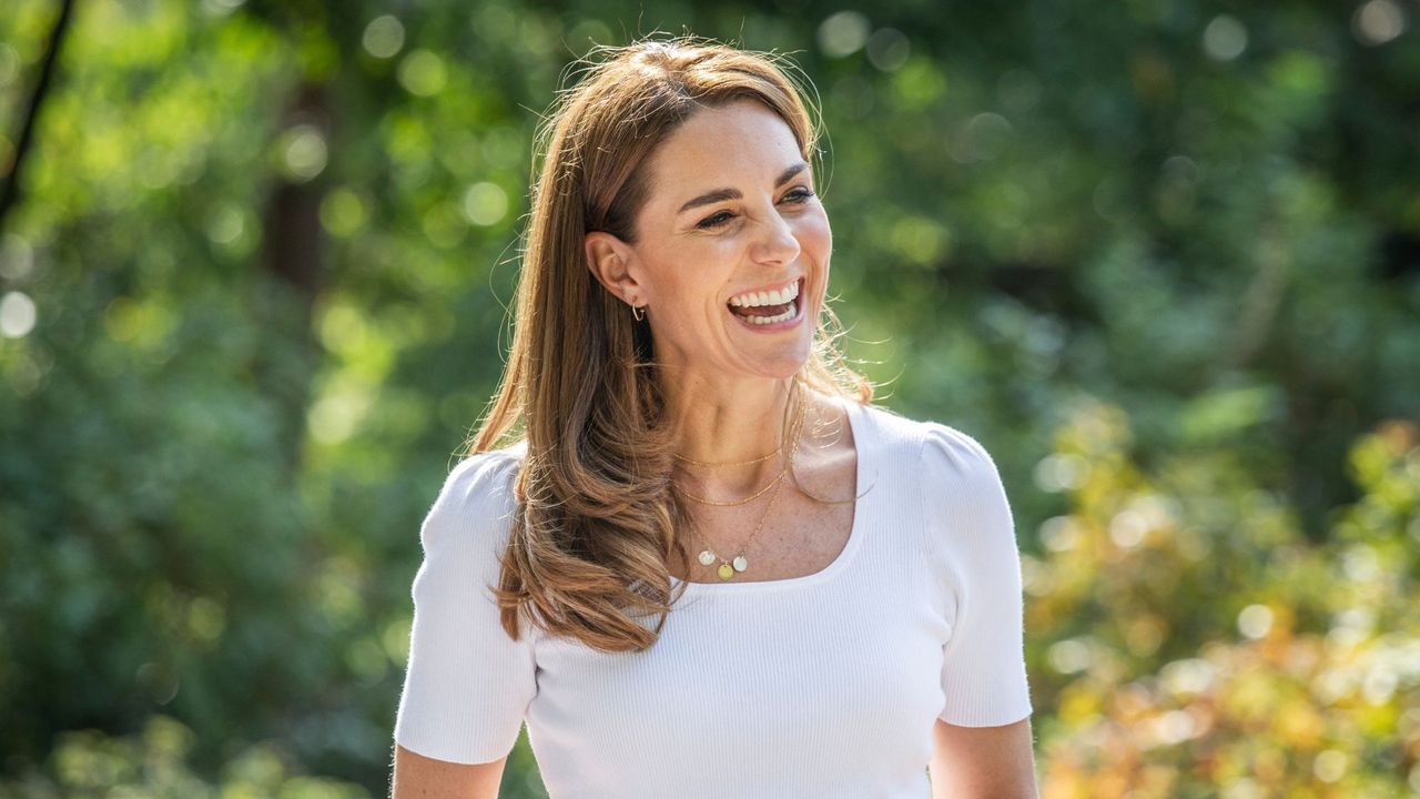 The Princess of Wales smiles during an event in Battersea Park, London.